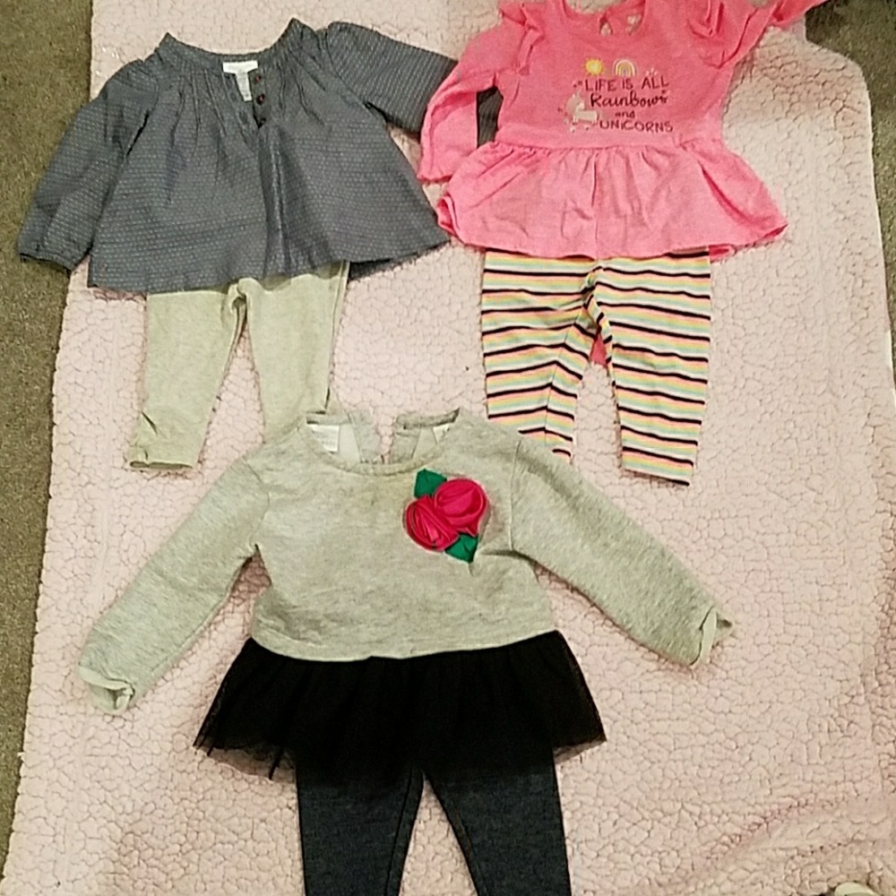 3 babygirl outfits